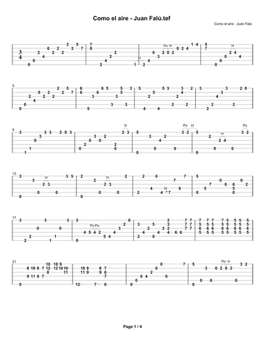 Como el aire (arr. Lautaro Rodrigues)