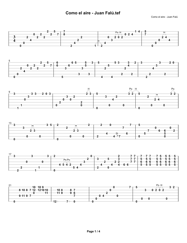 Como el aire (arr. Lautaro Rodrigues)