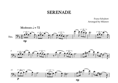 Serenade | Schubert | Trombone (arr. Milanov)