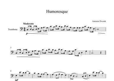 Humoresque - Antonin Dvorak (Trombone) (arr. Digital Book Music)