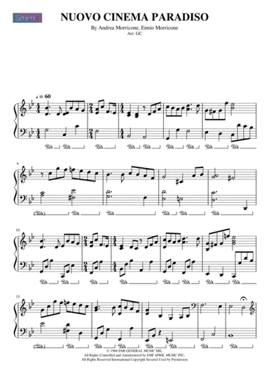 Cinema Paradiso (arr. GC)