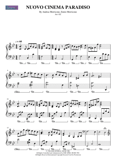 Cinema Paradiso (arr. GC)