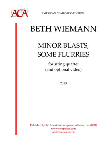 [Wiemann] Minor Blasts, Some Flurries