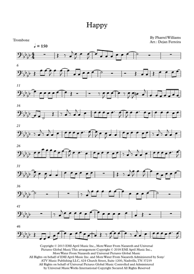 Happy (arr. Dejan Ferreira)