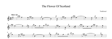 The Flower Of Scotland For Bagpipes (arr. Martin Hay)