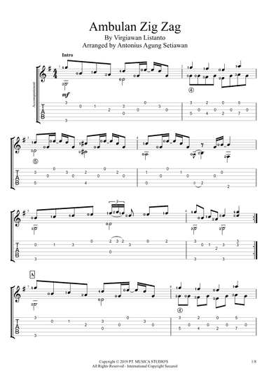 Ambulan Zig Zag (arr. Antonius Agung Setiawan)