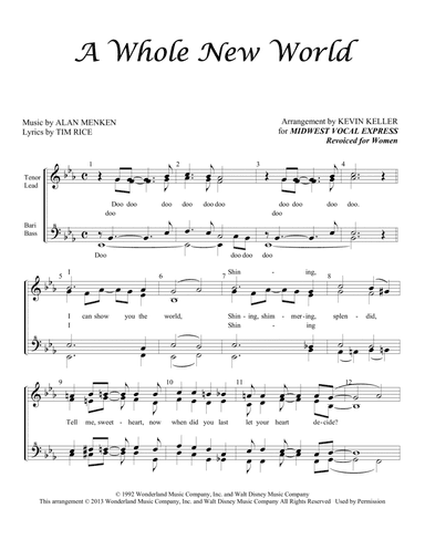 A Whole New World (arr. Kevin Keller)