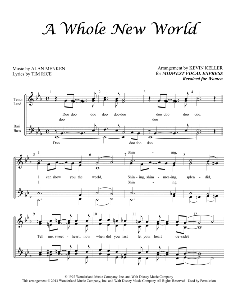 A Whole New World (arr. Kevin Keller)