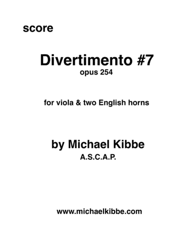 Divertimento #7, opus 254