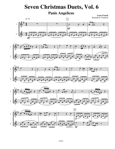 Seven Christmas Duets, Vol. 6 (arr. Kenneth D. Friedrich)