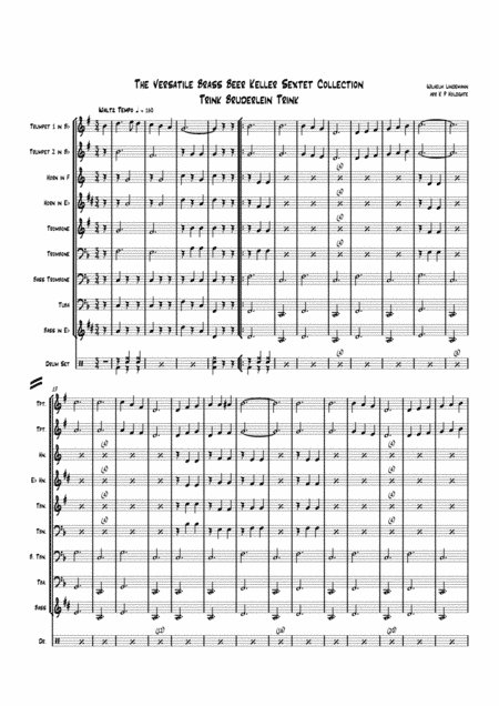 Trink Trink Bruderlein Trink (arr. Kevin P Holdgate)
