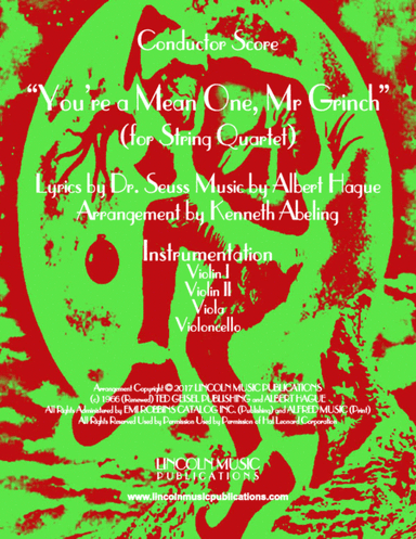 You're A Mean One, Mr. Grinch (arr. Kenneth Abeling)
