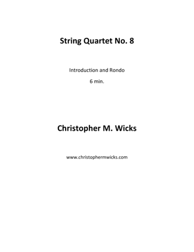 String Quartet No. 8