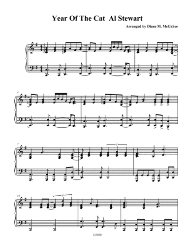 Year Of The Cat (arr. Diane M. McGahee)
