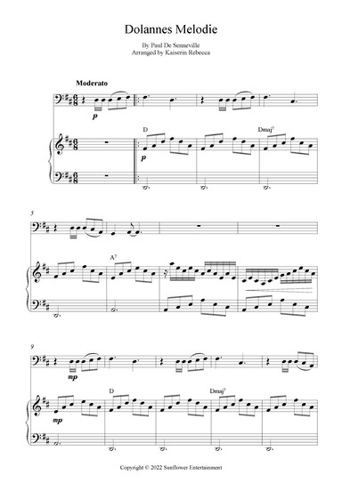 Dolannes Melodie (arr. Kaiserin Rebecca)