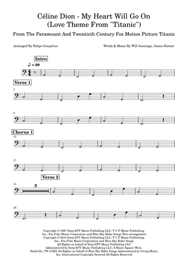 My Heart Will Go On (love Theme From 'titanic') (arr. Felipe Gonçalves)