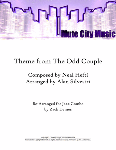 Theme From Neil Simon's The Odd Couple II  from Neil Simon's THE ODD COUPLE II (arr. Zack Demos)