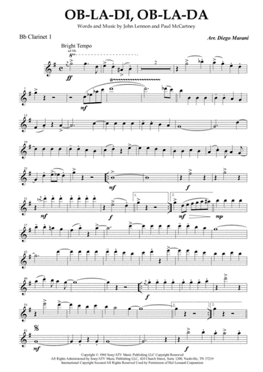 Ob-La-Di, Ob-La-Da (arr. Diego Marani)