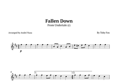 Fallen Down (arr. André Nusa)