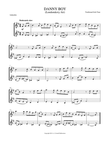 Danny Boy (Londonderry Air) (arr. Mark Phillips)
