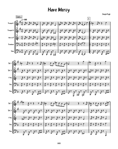 Have Mercy (Brass Quintet)