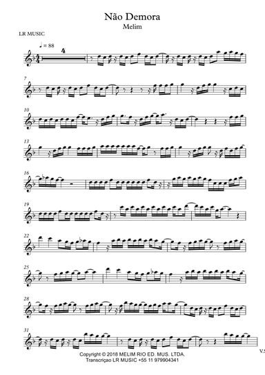 Nao Demora (arr. Lucas Rocha)