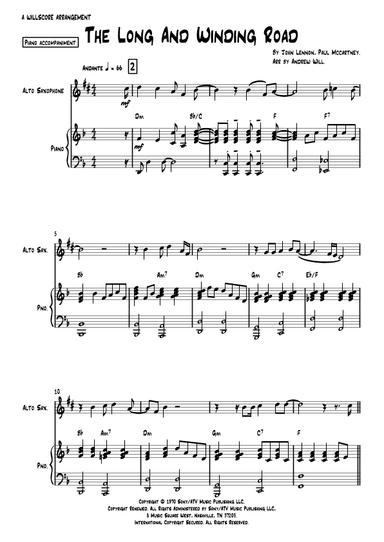 The Long And Winding Road (arr. Andrew Will)