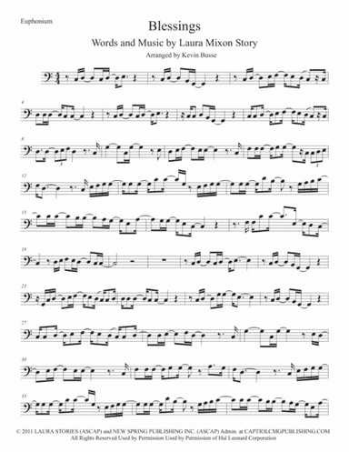 Blessings (arr. Kevin Busse)