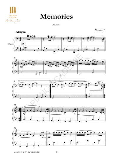Memories (arr. Henrique Cantalogo, Mi-Young LEE)