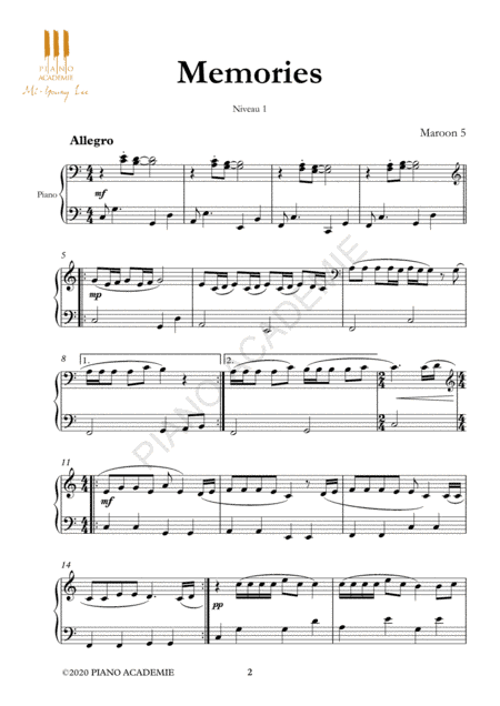 Memories (arr. Henrique Cantalogo, Mi-Young LEE)