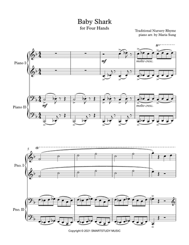 World Dance With Baby Shark (arr. Maria Sung Music)