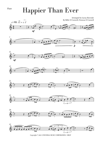 Happier Than Ever (arr. Lucas Rezende)