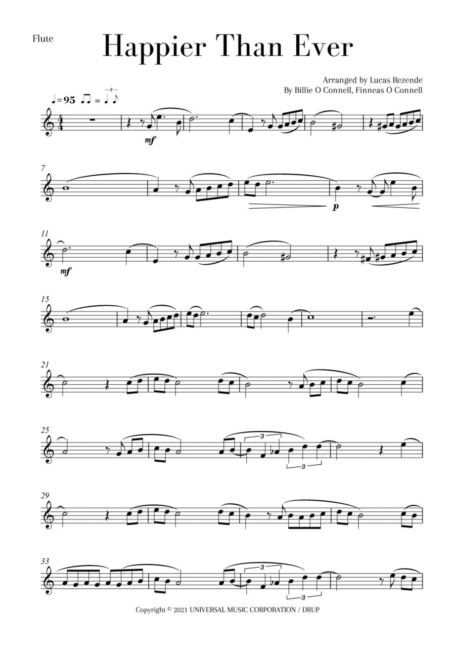 Happier Than Ever (arr. Lucas Rezende)