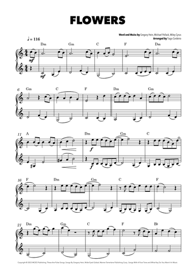 Flowers (arr. Tiago Cordeiro)