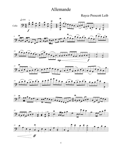 2. Allemande in C Major