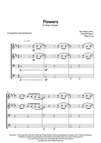 Flowers (arr. Samuel Sequeira)