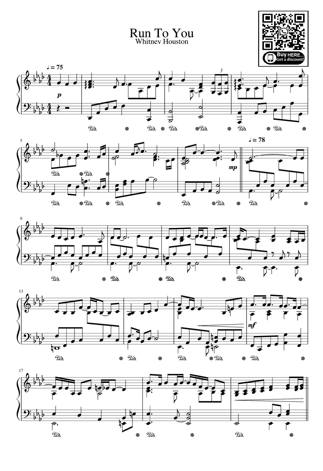 Run To You (arr. eduardo)