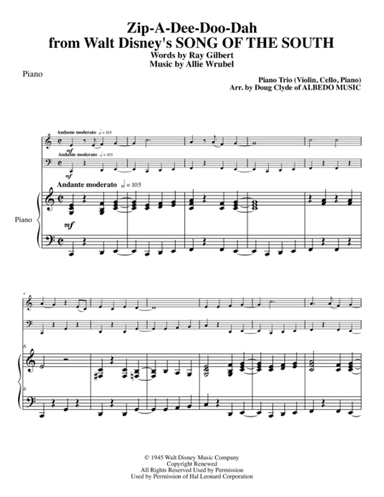 Zip-A-Dee-Doo-Dah (arr. Doug Clyde)