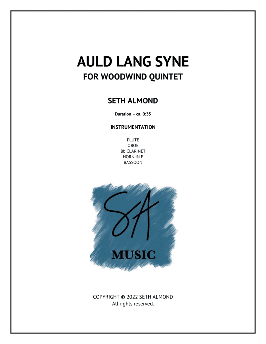 Auld Lang Syne (arr. Seth Almond)