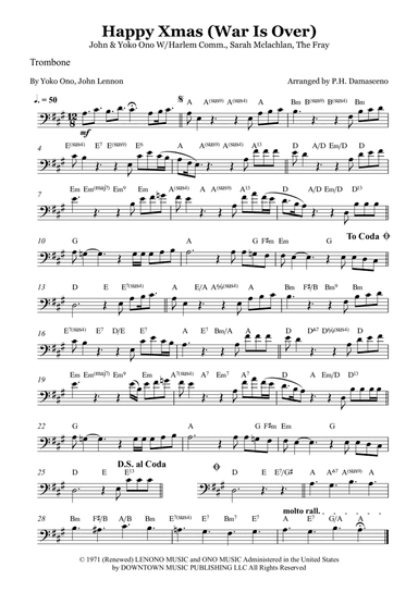 Happy Xmas (war Is Over) (arr. P.H. Damasceno)