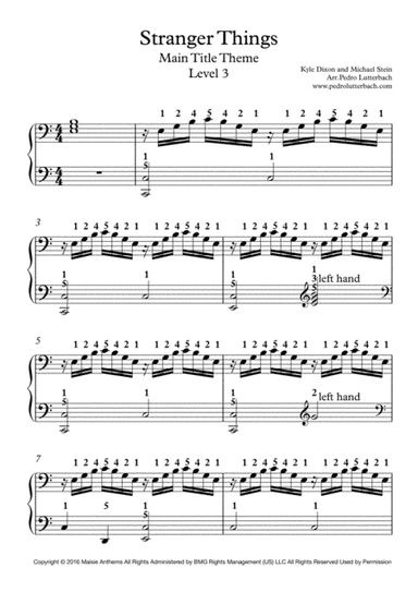 Stranger Things Main Title Theme (arr. Pedro Lutterbach)