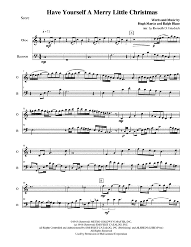 Have Yourself A Merry Little Christmas  from MEET ME IN ST. LOUIS (arr. Kenneth D. Friedrich)