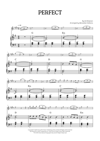 Perfect (arr. Benzaiten Editions)