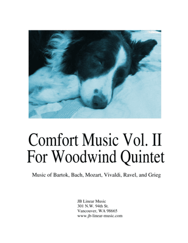 Comfort Music Vol. Two for woodwind quintet (arr. John Gibson)