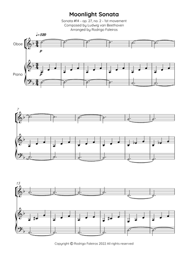 Moonlight Sonata (arr. Rodrigo Faleiros)