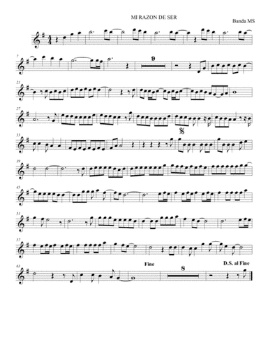 Eres Mi Razon De Ser (arr. Jonysax)