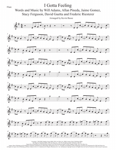 I Gotta Feeling (arr. Kevin Busse)