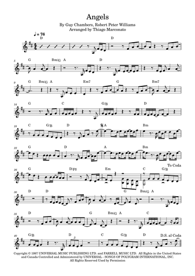 Angels (arr. Thiago Marconato)