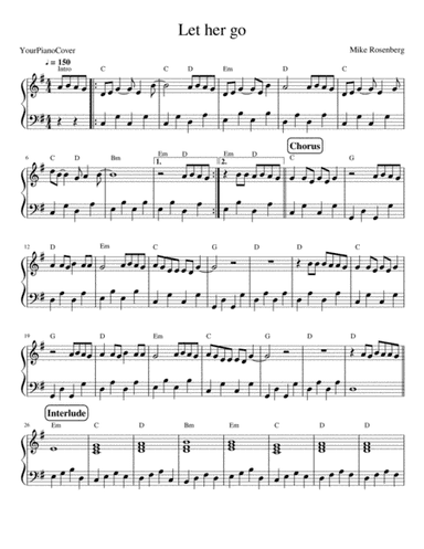 Let Her Go (arr. Mike Rosenberg)