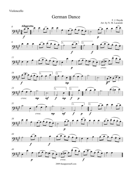 German Dance (arr. Nick Lacanski)